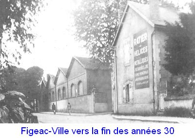 L'entrée de l'usine de Figeac-Ville vers la fin des années 30.